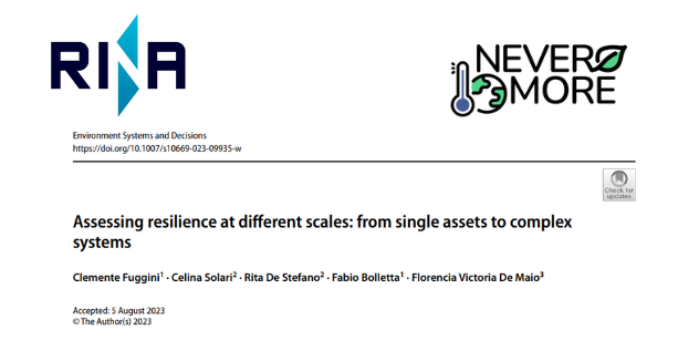 Assessing resilience at different scales: from single assets to complex systems – by RINA-C